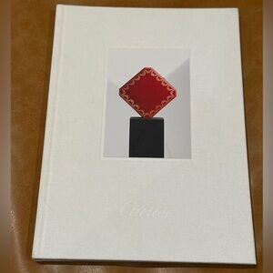 Cartier White Book with Red and Gold Design Spring 2022